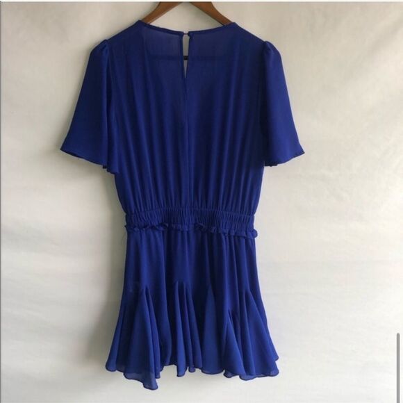 Main Strip Blue Romper - Picture 5 of 7